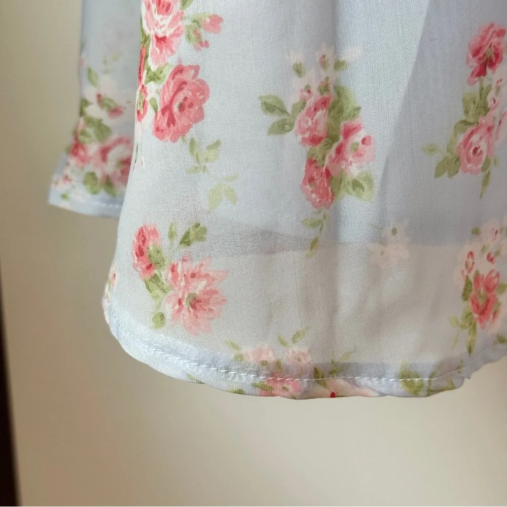 NWT | Abercrombie & Fitch Floral High Low Maxi Dress XS Tall Wedding Guest